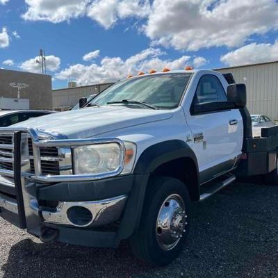 #150 â€¢ 2009 4 Wheel Drive Dodge Ram 4500 Flat Bed
