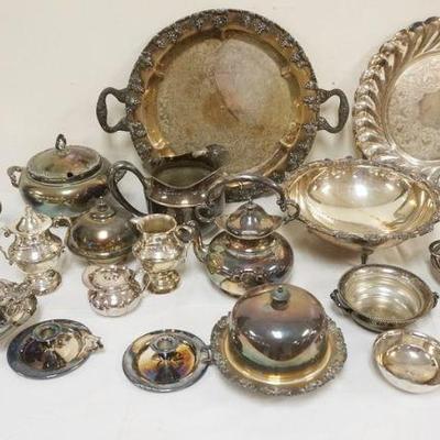 1247	LARGE GROUP OF ASSORTED SILVER PLATE FLATWARE
