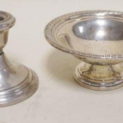 1217	4 STERLING SILVER 6 1/2 IN PLATES, 10.2 TOZ

