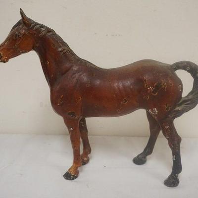 1269	ANTIQUE CAST IRON HORSE DOORSTOP, APPROXIMATELY 11 IN H
