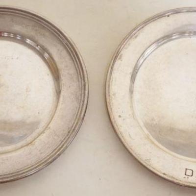 1232	2 STERLING SILVER 6 IN PLATES, 5.99 TOZ

