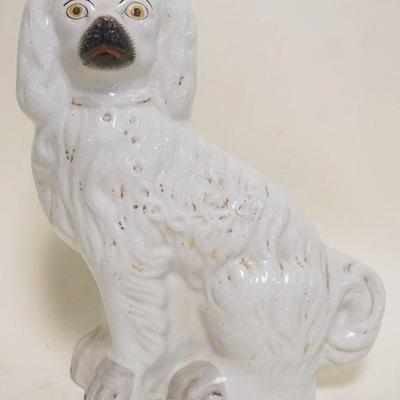 1187	STAFORDSHIRE DOG, APPROXIMATELY 12 IN H
