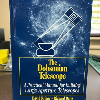 VERY large heavy telescope in dome over train room.  Will require multiple people to get down if purchased.  BRING YOUR OWN MUSCLE