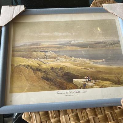 "Tiberias on the Sea of Galilee" by David Roberts