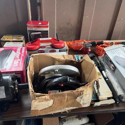 Heater, fan, air brush kit