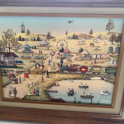 C. Carson oil painting