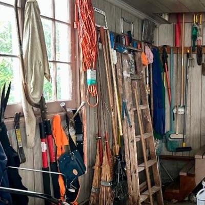 Garage full of tools