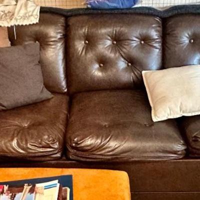 Leather couch