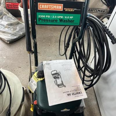 Craftsman pressure washer
