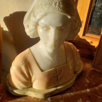 Marble & Alabaster bust