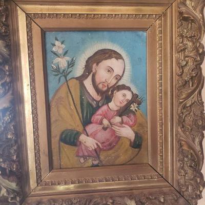 Icon on tin