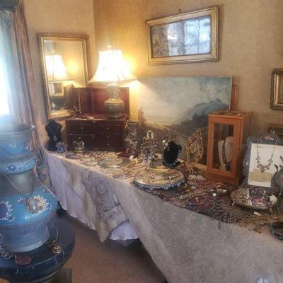 One wall of Jewelry room