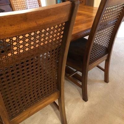 Dining room table and chairs