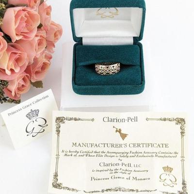 Grace Kelly Collection -18K Gold Plated Scandinavian Wedding Ring