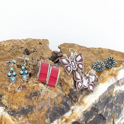  Lot of Southwestern/Native American Earrings