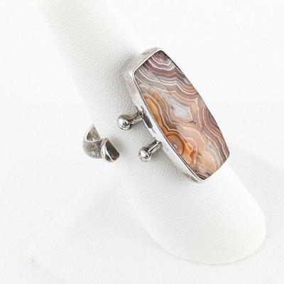 Sajen Sterling Silver Jasper Ring