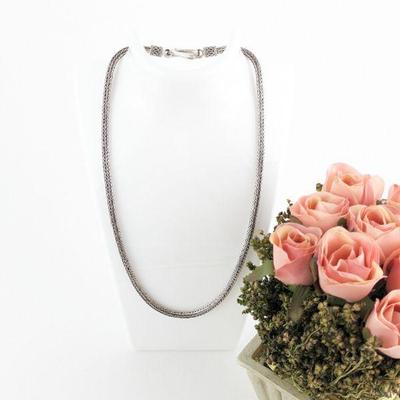 Suarti Indonesia Sterling Silver Bali Chain Necklace
