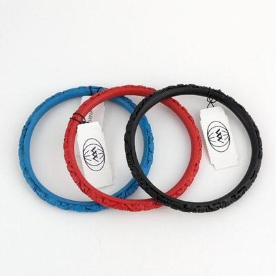 3 Carved Lacquer Cinnabar Bracelets - New