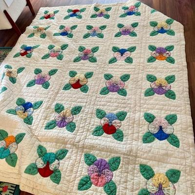 Hand made vintage quilt