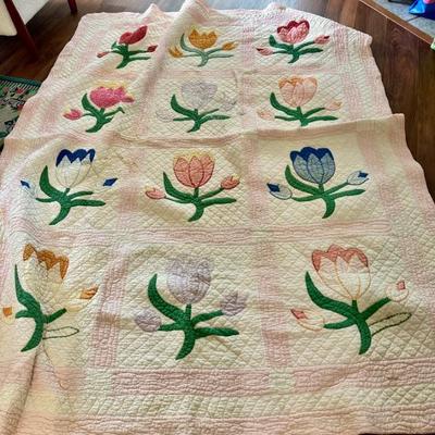 Hand made vintage quilt