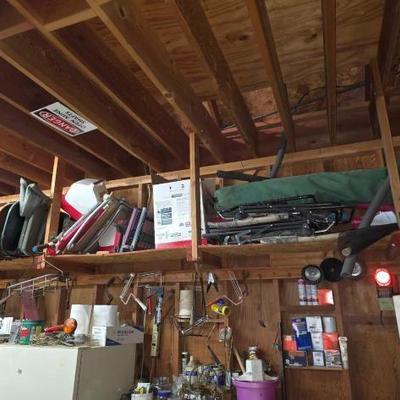 #2414 â€¢ Folding Chairs, Lawn Chairs, Igloo Coolers
