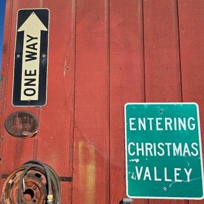 #2520 â€¢ (3) Metal Signs
