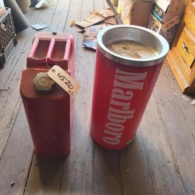 #4520 â€¢ Marlboro Ashtray and Jerry Can
