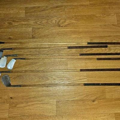 #3034 â€¢ 6 Wooden Golf Clubs
