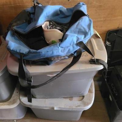 #4510 â€¢ Glass Bottles, Glass Cups, and Black Diamond Climbing Helmet
