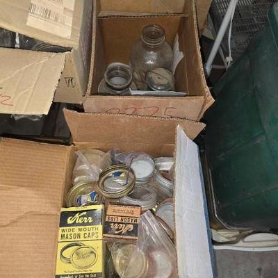 #2375 â€¢ Glass Jars and Lids
