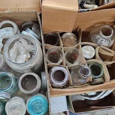 #2360 â€¢ 3 Boxes of Jars and Bottles
