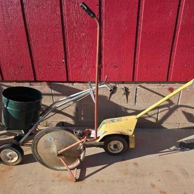 #2560 â€¢ Seed Spreader, Soil Blender, and Rolatape
