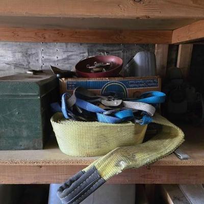 #4019 â€¢ Tool box Sling Tie Downs Fire Bell Two Alternators
