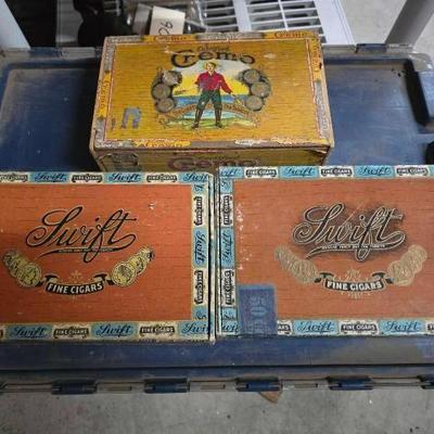 #2088 â€¢ 3 Cigar Boxes
