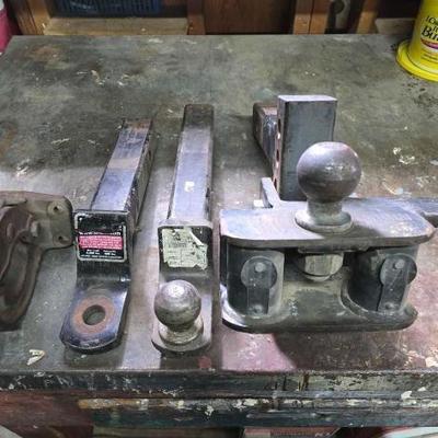 #2038 â€¢ 3 Tow Hitches and one Pental Hitch
