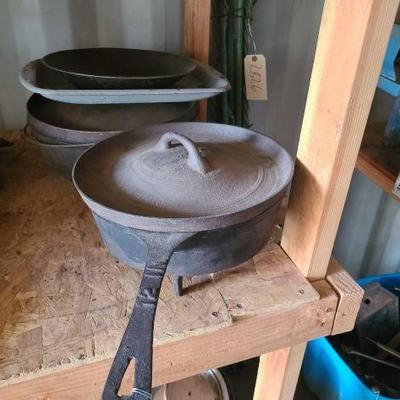 #2818 â€¢ Cast Iron Pans and Baking Pans
