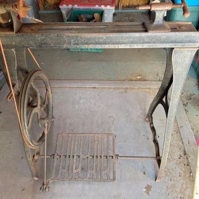 #1976 â€¢ Treadle Lathe
