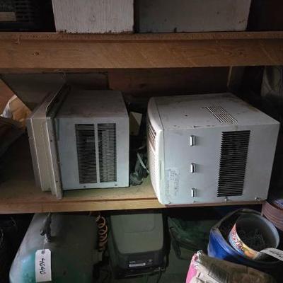#4034 â€¢ Two Wall AC Units Fire Hose and Parts
