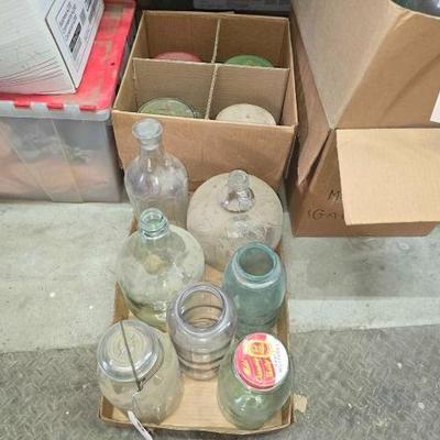 #2373 â€¢ Glass Jars, Jugs, and Decanter
