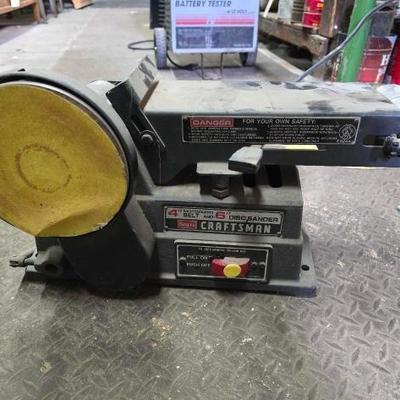 #2056 â€¢ Craftsman 4in Belt and 6in Disc Sander
