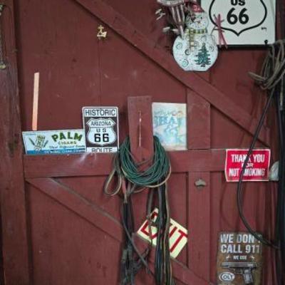 #2006 â€¢ Coca-Cola Bottle Opener 8 Signs Extension Cords and Jumper Cables

