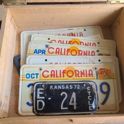 #2858 â€¢ (6) License Plates
