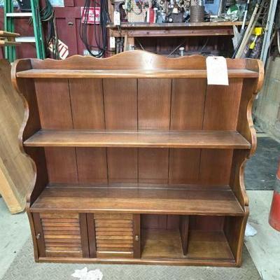 #2388 â€¢ Vintage Wood Wall Shelf
