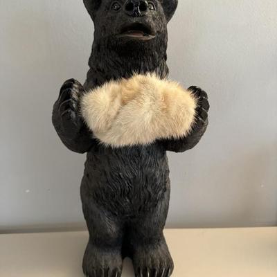 Bear toilet paper holder