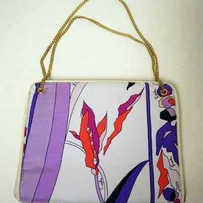 1234	EMILIO PUCCI JANA MADE IN ITALY 1960'S PURSE, NEW
