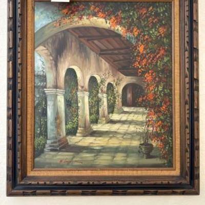 #1014 â€¢ Framed Painting by Widmark

