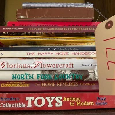 #1224 â€¢ Toys Antique to Modern, The happy Home Handbook, Northern Fork Country, The Home Remedies Handbook
