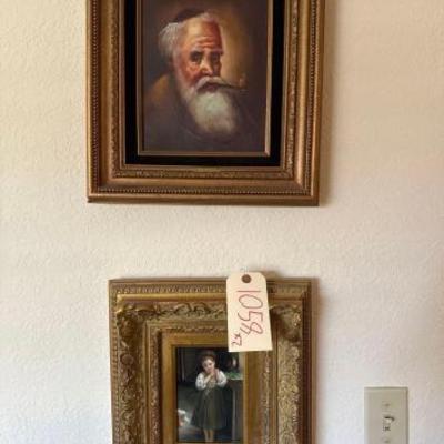 #1058 â€¢ 2 Framed Paintings
