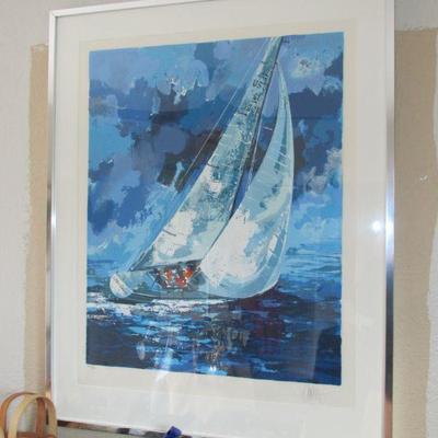 Wayland Moore signed serigraph