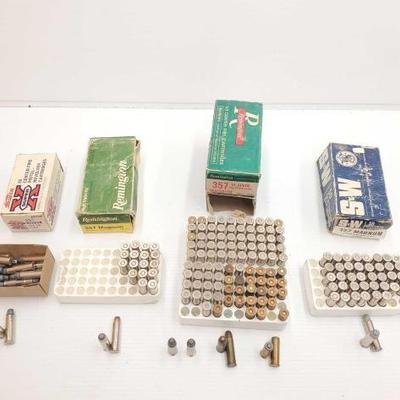 #1450 â€¢ 180 Rounds of .357 & .38 Ammo

